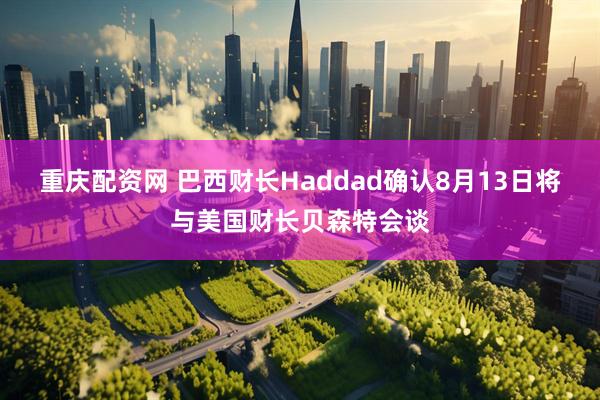 重庆配资网 巴西财长Haddad确认8月13日将与美国财长贝森特会谈