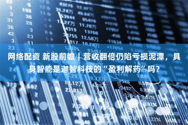 网络配资 新股前瞻｜营收翻倍仍陷亏损泥潭，具身智能是迦智科技的“盈利解药”吗？